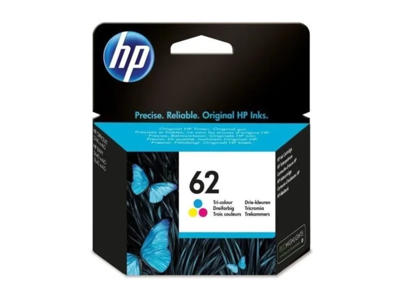 Tinteiro HP 62 Original Tricolor